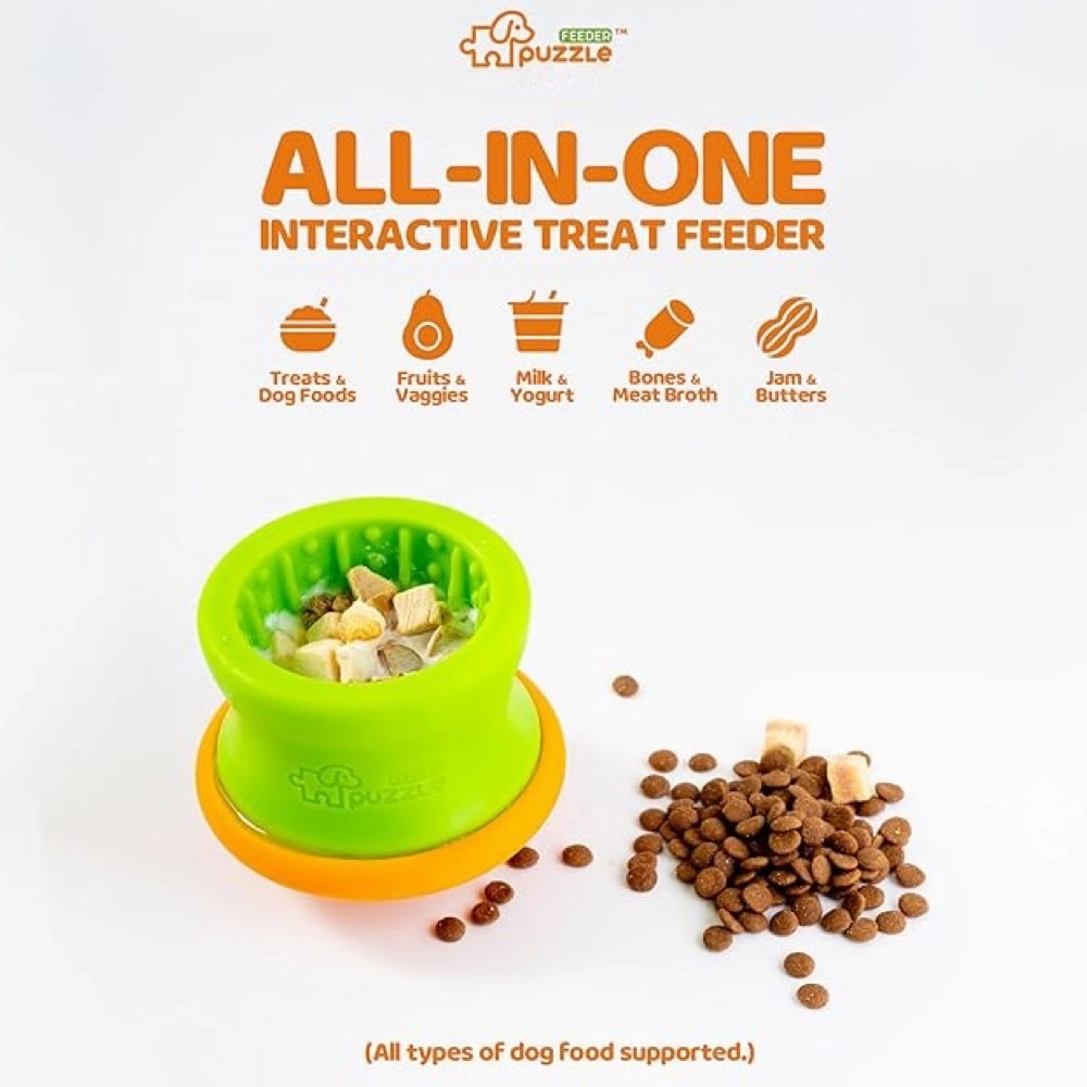 Puzzle Feeder Tumbler Interactive Dog Toy (Small / Medium)