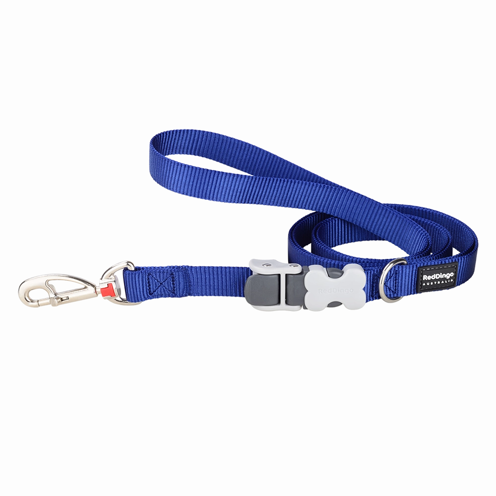 Red Dingo Dog Super Lead Classic Navy 15mm