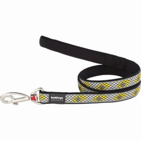 Red Dingo Monty Fixed Length Lead Dog Leash (Black)
