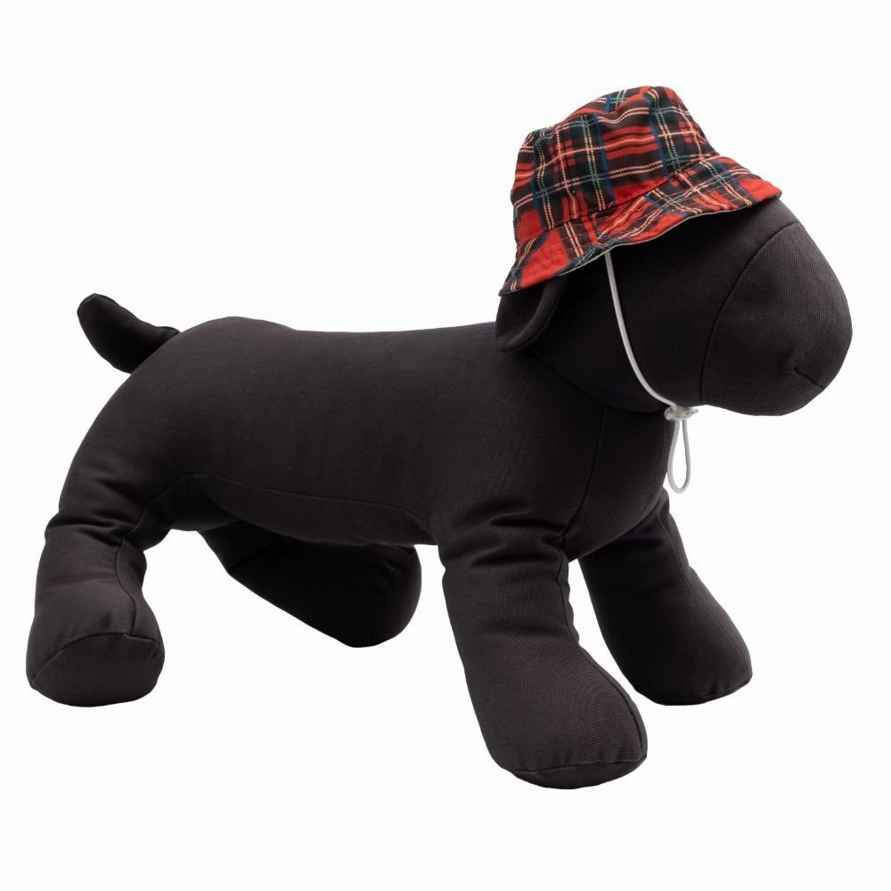 Red Plaid Bucket Hat