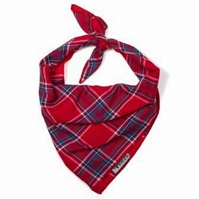 Red Plaid  II Tie Bandana