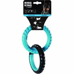 Ring King Capri Blue & Black Double