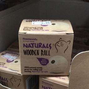 Rosewood Naturals Wooden Ball