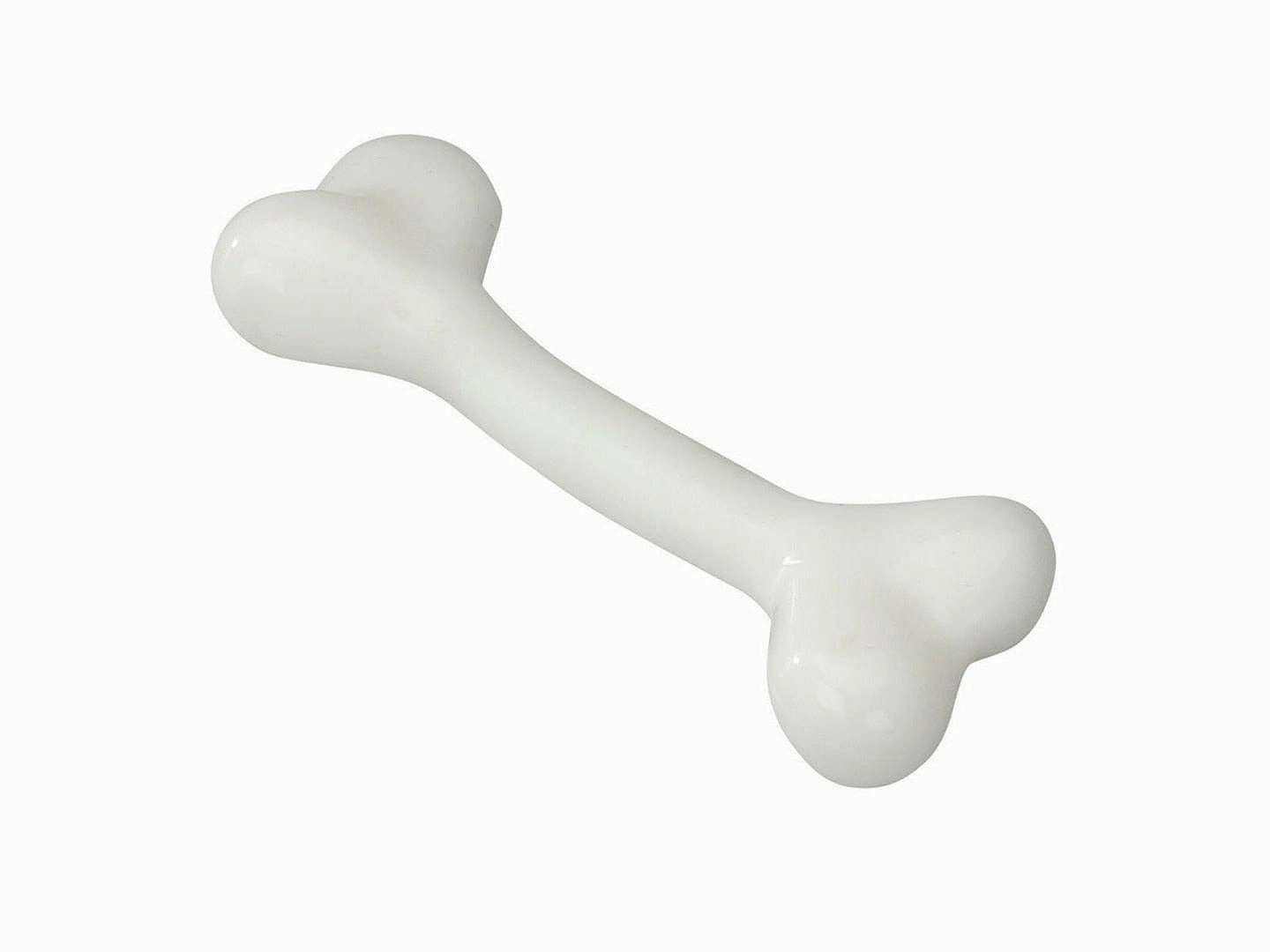 Rubber Bone With Vanilla Flavour M - 17,75CM white