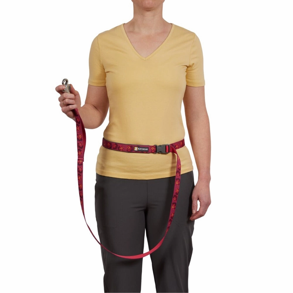 Ruffwear Flat Out Patterned Multi-Function Dog Leash (Alpenglow Burst)
