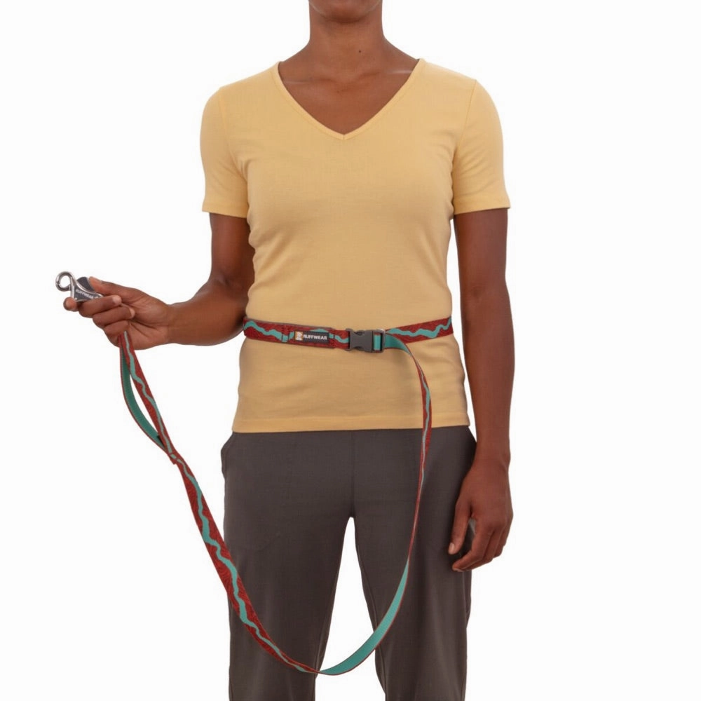 Ruffwear Flat Out Patterned Multi-Function Dog Leash (Colorado River)