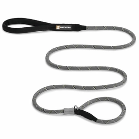 Ruffwear Just-a-Cinch Reflective Rope Slip Dog Leash (Granite Gray)