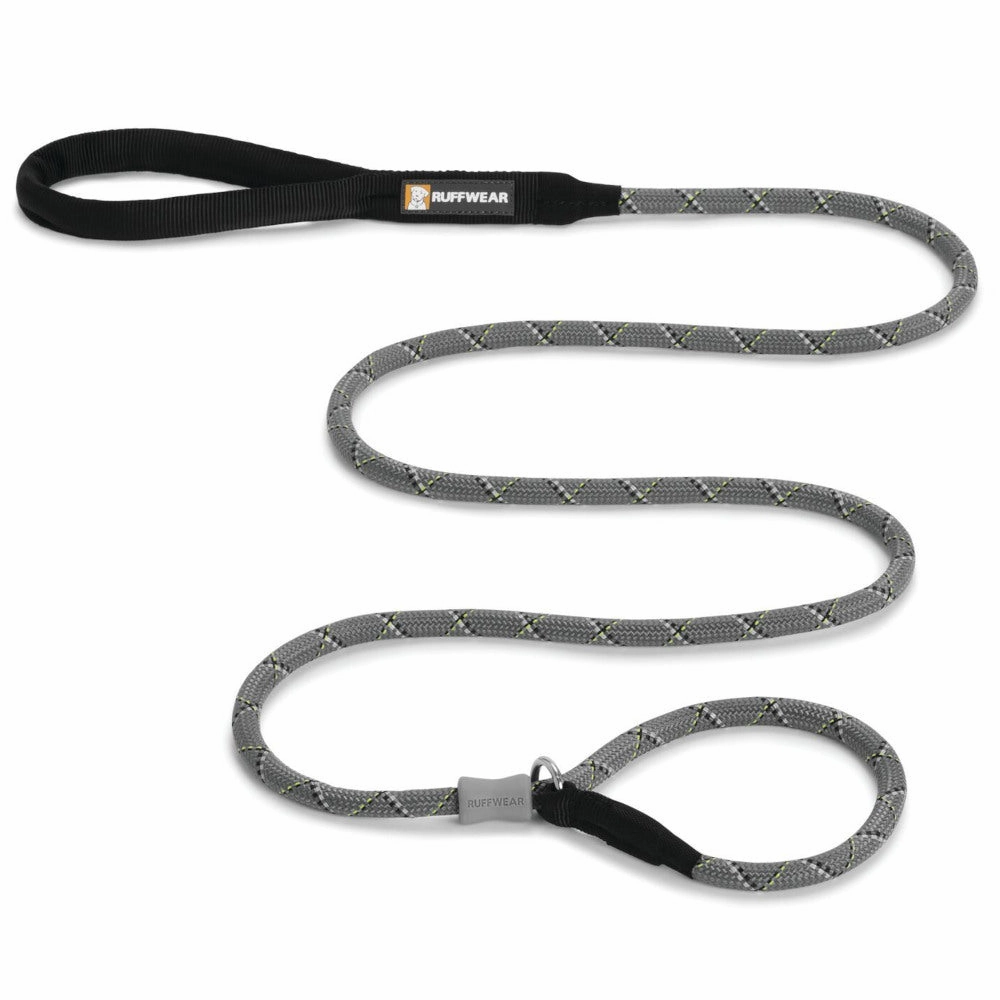 Ruffwear Just-a-Cinch Reflective Rope Slip Dog Leash (Granite Gray)