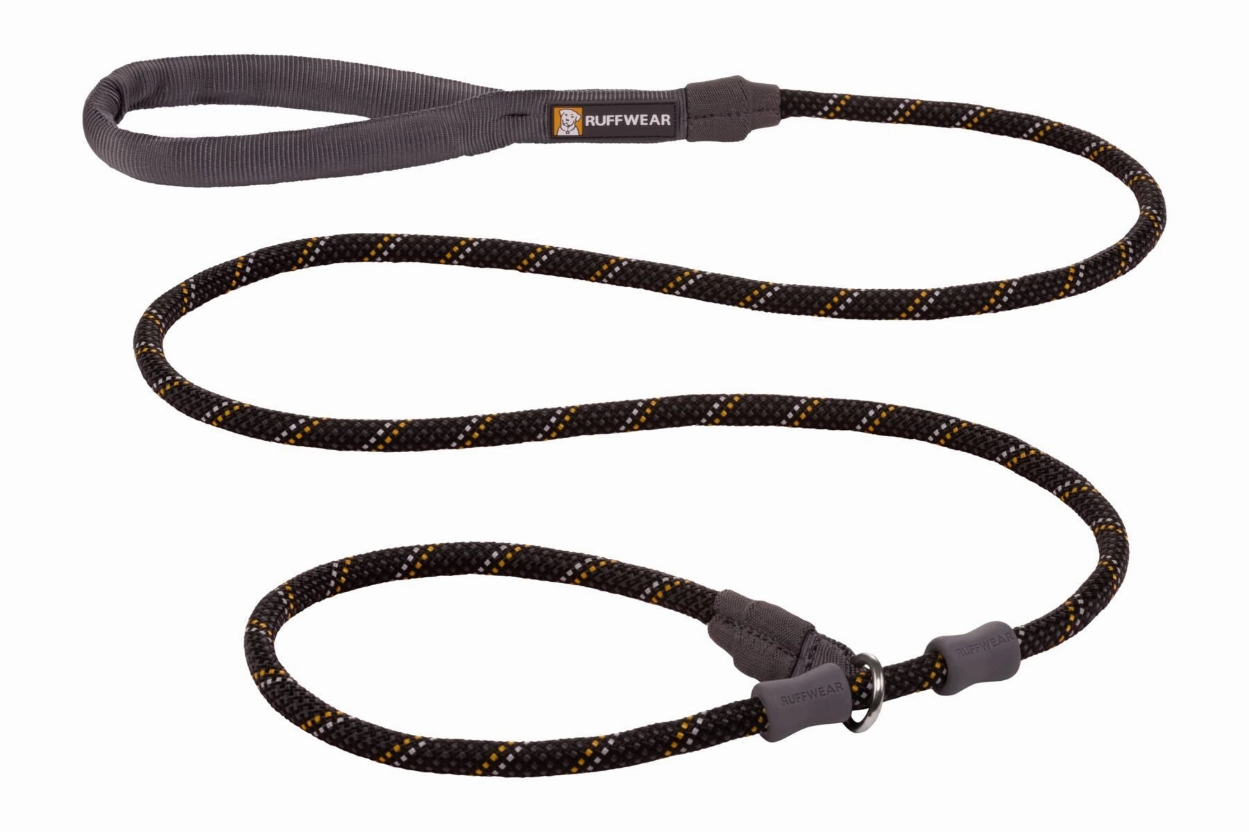 Ruffwear Just-a-Cinch Reflective Rope Slip Dog Leash (Obsidian Black)