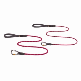 Ruffwear Knot-A-Leash Reflective Rope Dog Leash (Hibiscus Pink)