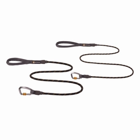 Ruffwear Knot-a-Leash Reflective Rope Dog Leash (Obsidian Black)