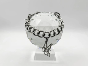 Runway Necklace: Seraphina (Gun Metal Finish)