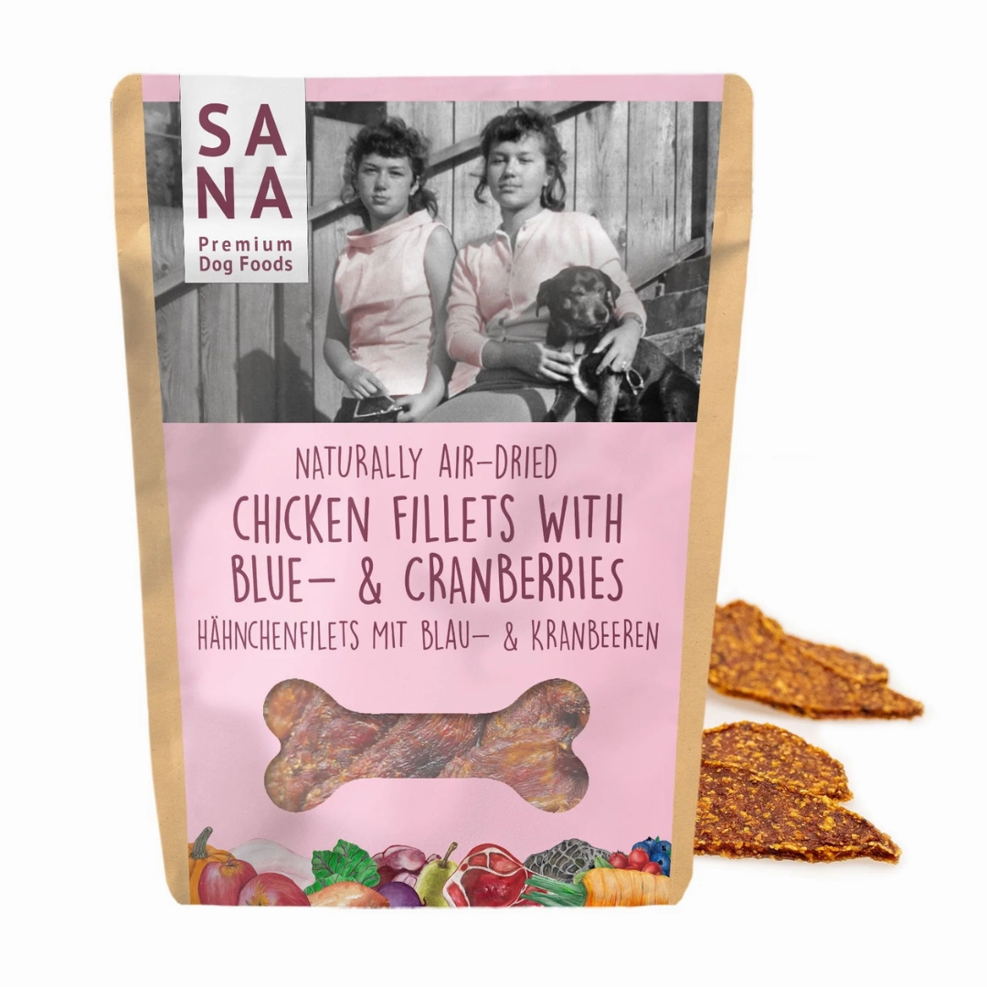 Sana Air Dried Chicken Fillets with Blueberries & Cranberries