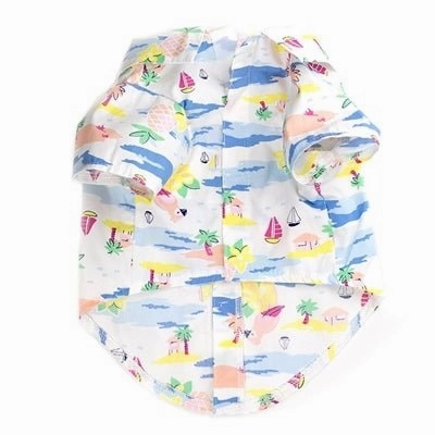 Scenic Hawaiian Print Shirt