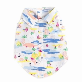 Scenic Hawaiian Print Shirt