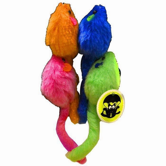 Scream Interactive Mice Cat Toy 4 Pack ($)($)