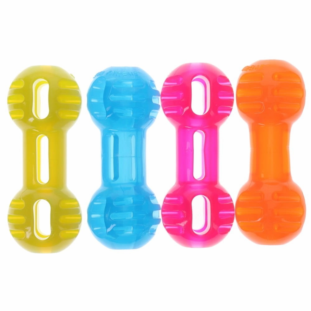 Scream Xtreme Treat Dumbbell Dog Toy Green Extra Large ($)($)