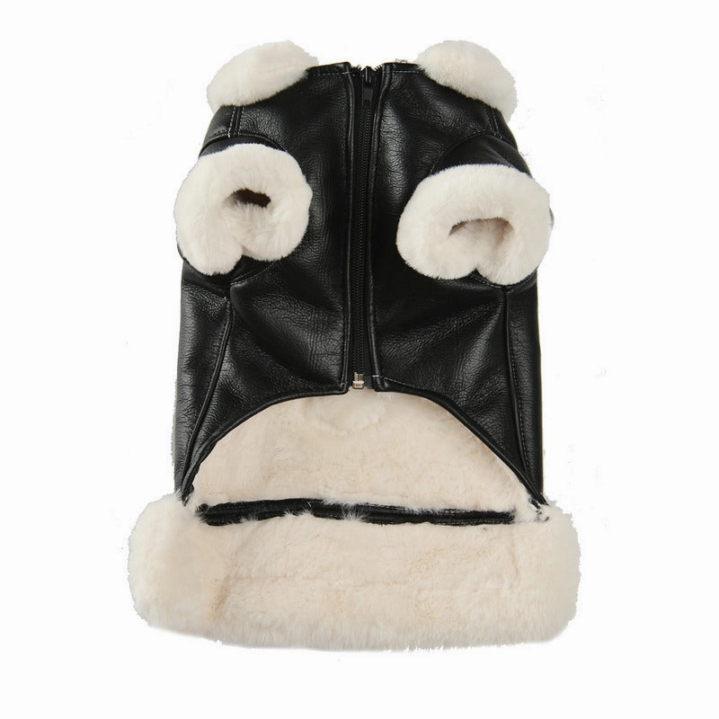 Screaming Eagle Leather Dog Jacket