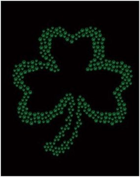 Shamrock # 2 Rhinestone Bandana- Many Colors