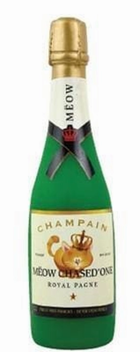 Silly Squeakers Champagne Bottle Dog Toy