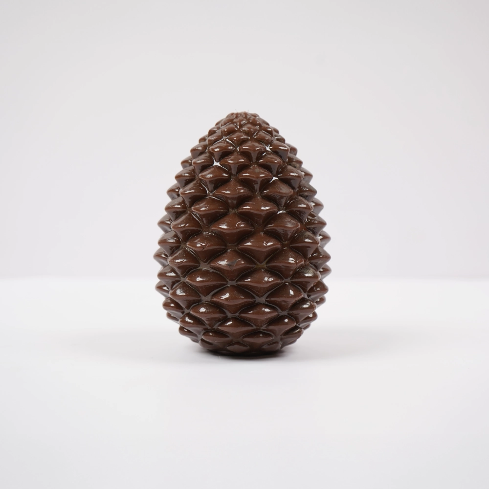 Skatrs Pinecone Treat Dispenser forDogs (Brown)