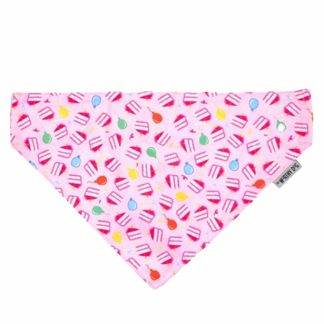 Slide-On Bandana | Pink Birthday