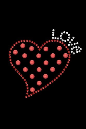 Small Love Polka Dot Heart Bandana- Many Colors