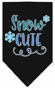 Snow Cute Screen Print Bandana