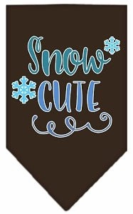 Snow Cute Screen Print Bandana