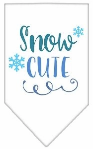 Snow Cute Screen Print Bandana