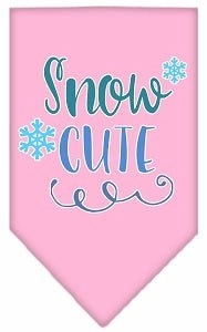 Snow Cute Screen Print Bandana