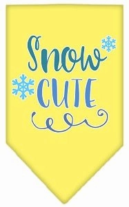 Snow Cute Screen Print Bandana