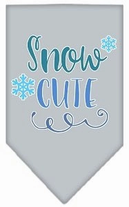Snow Cute Screen Print Bandana