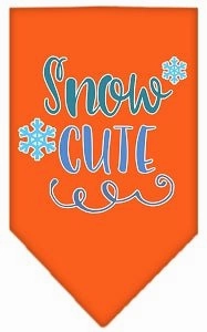 Snow Cute Screen Print Bandana