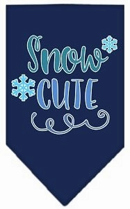 Snow Cute Screen Print Bandana