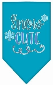 Snow Cute Screen Print Bandana