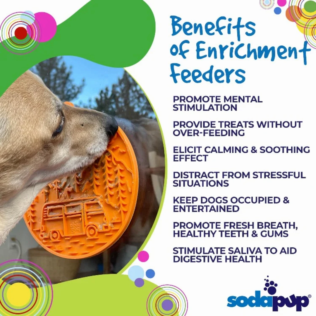 SodaPup Camp Enrichment Lick Mat