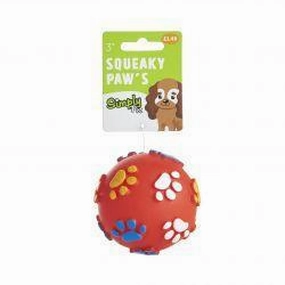 Squeaky Paw Dog Toy Pm 1.49, 3"
