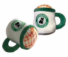 Starbarks Muttchiato Coffee Cup Dog Toy