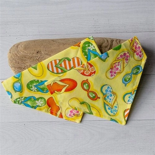 Summer Fun Flip Flop Dog Bandana