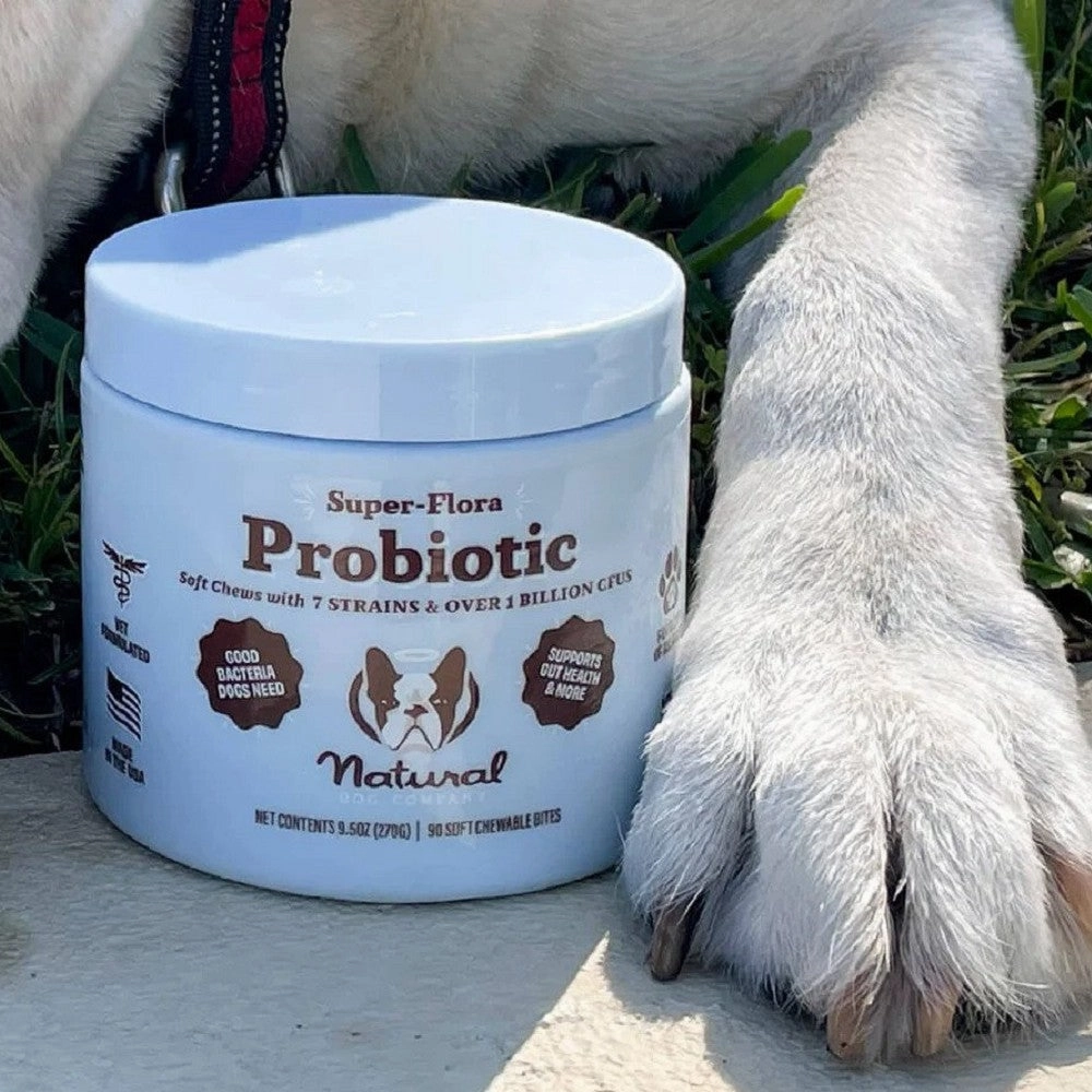 Super-Flora Probiotic Supplement for Dogs