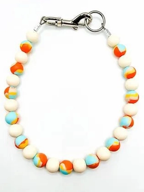 Surf's Up Beaded Pet Collar