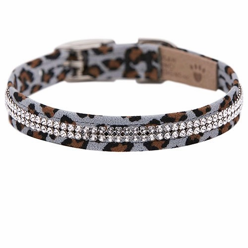 Susan Lanci 2 Row Giltmore Collar- Jungle Print Collection