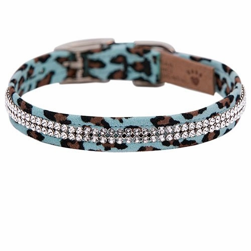 Susan Lanci 2 Row Giltmore Collar- Jungle Print Collection