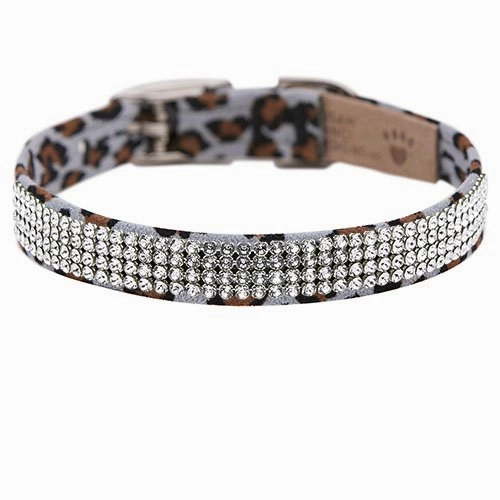 Susan Lanci 4 Row Giltmore Collar- Jungle Print Collection