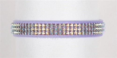 Susan Lanci AB Crystals Color Giltmore Ultrasuede Collars - Many Colors