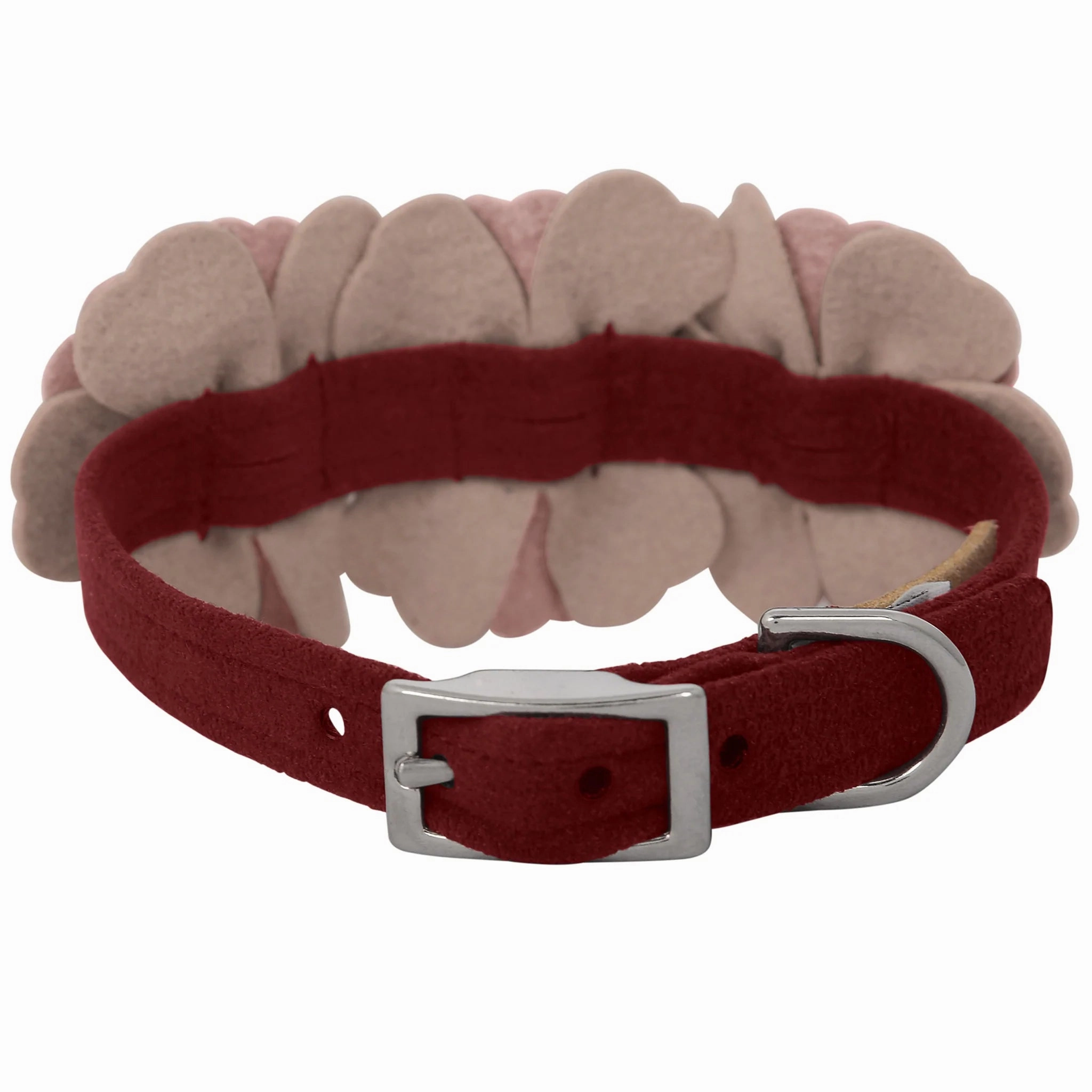 Susan Lanci Autumn Rosewood Spice Flower Collar