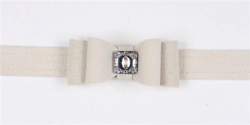 Susan Lanci Big Bow Collection Ultrasuede Collar in Many Colors