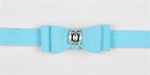Susan Lanci Big Bow Collection Ultrasuede Collar in Many Colors