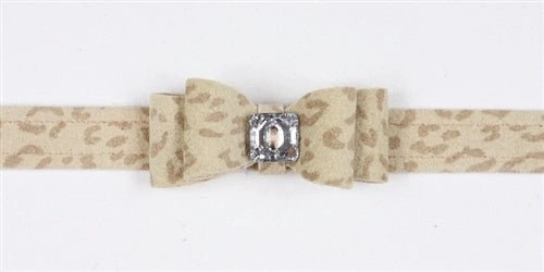 Susan Lanci Big Bow Collection Ultrasuede Collar in Many Colors